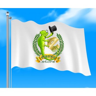 Λογότυπο σημαία (1,00 x 0,70) m.